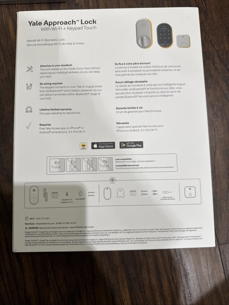 Yale Approach™ Lock with Wi-Fi + Keypad Touch