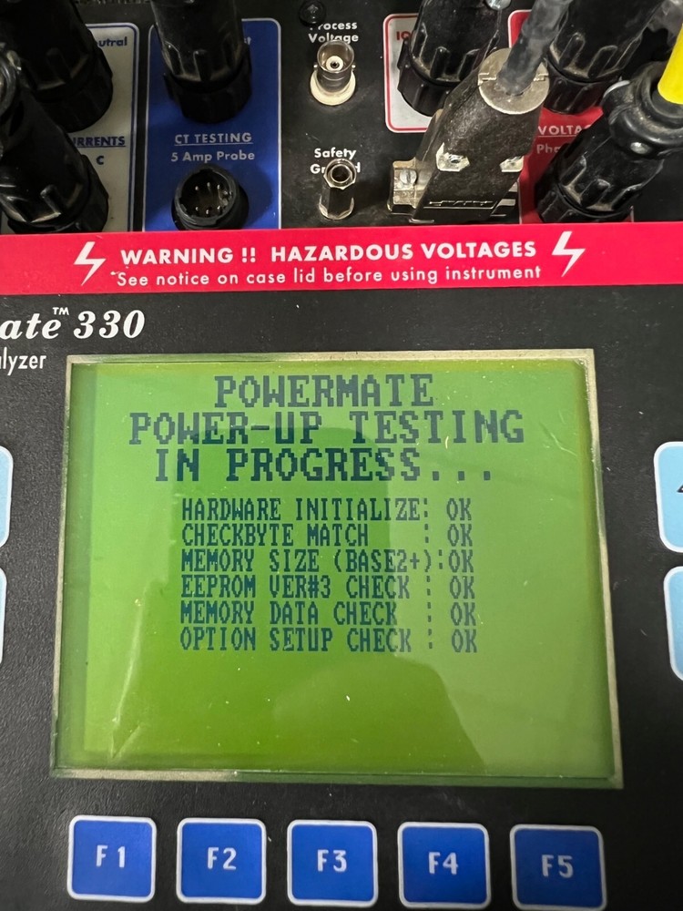 PowerMetrix PowerMate 330 Power System Analyzer with 430 Load/Current Source Box
