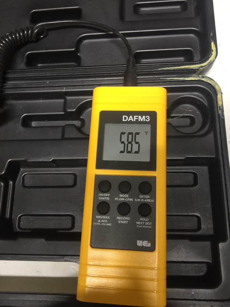 UEi DAFM3 CFM Anemometer Airflow Meter HVAC Tool Vane Sensor (VERY CLEAN)