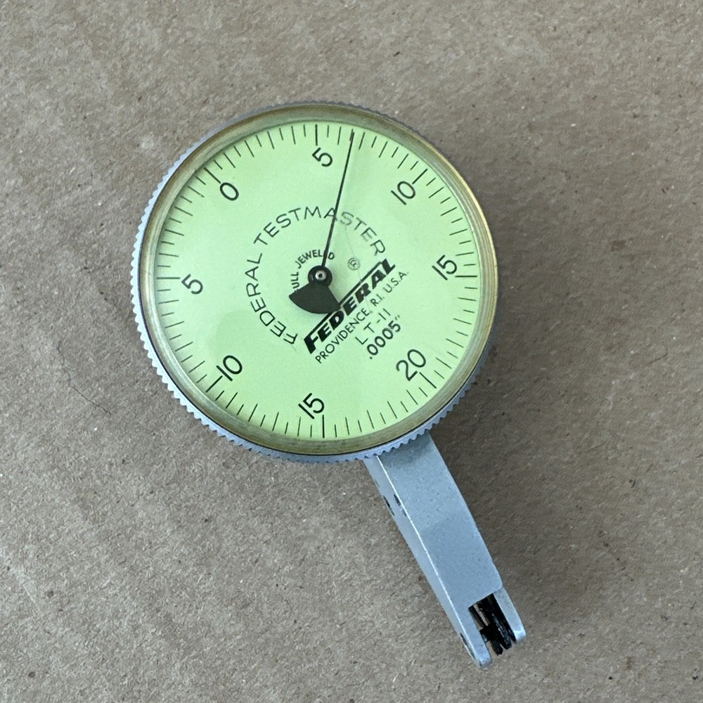 FEDERAL TESTMASTER DIAL TEST INDICATOR .0005" LT-11