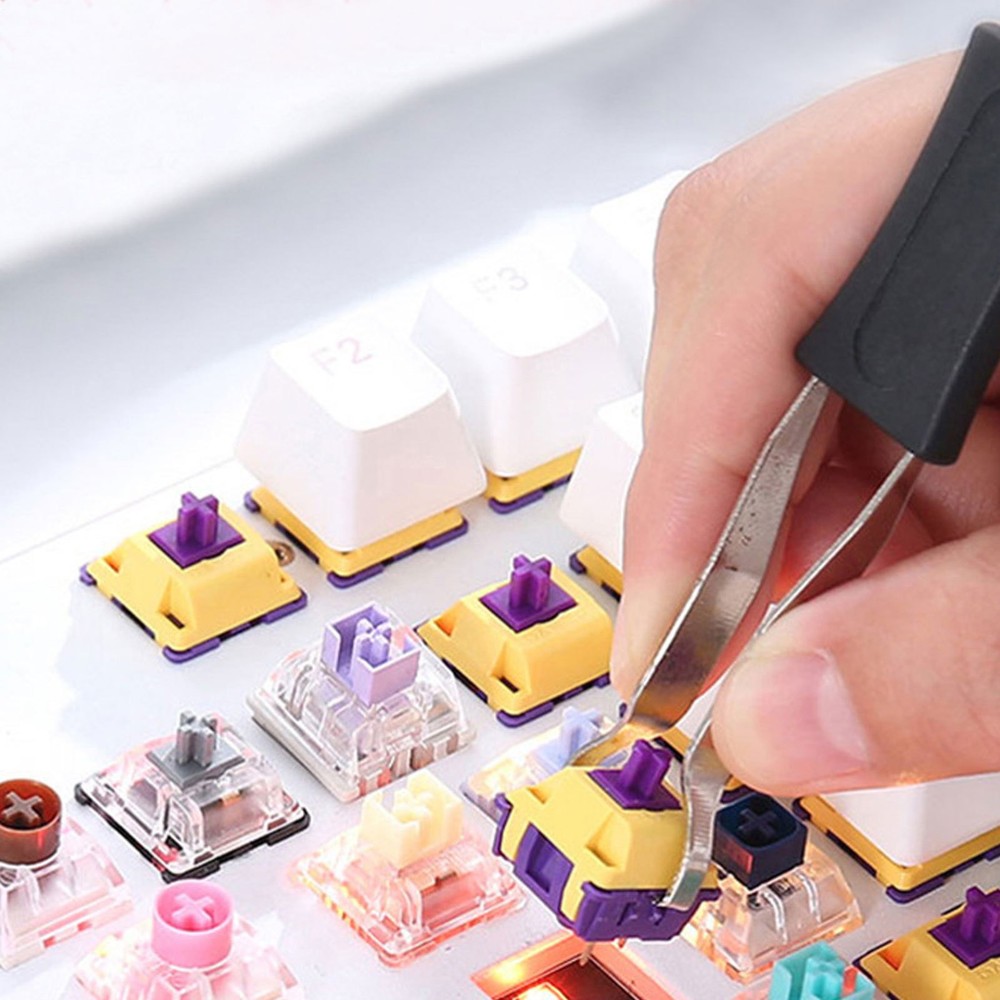 Key& Switch Puller for Mechanical Keyboards - Key Cap Remover Tool Cleaning