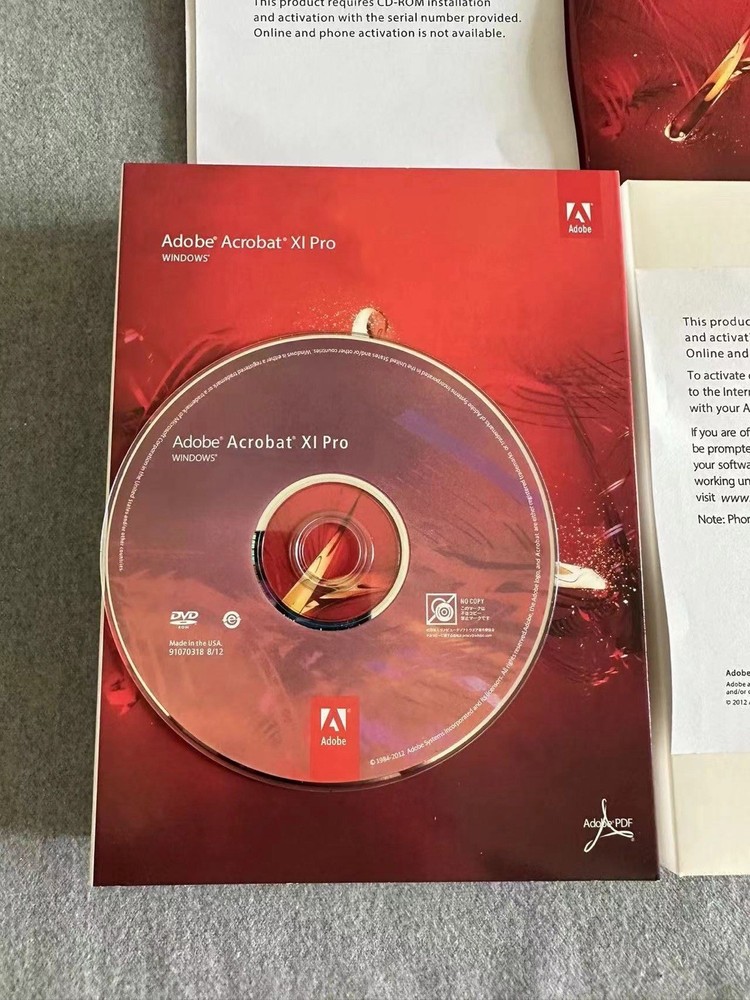 Adobe Acrobat XI Pro Full Version| Permanent License (For 3 PCs)|DVD Windows New