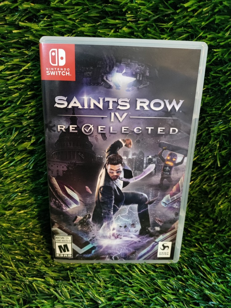Saints Row IV Re-elected NO GAME Nintendo Switch Original Replacement CASE ONLY