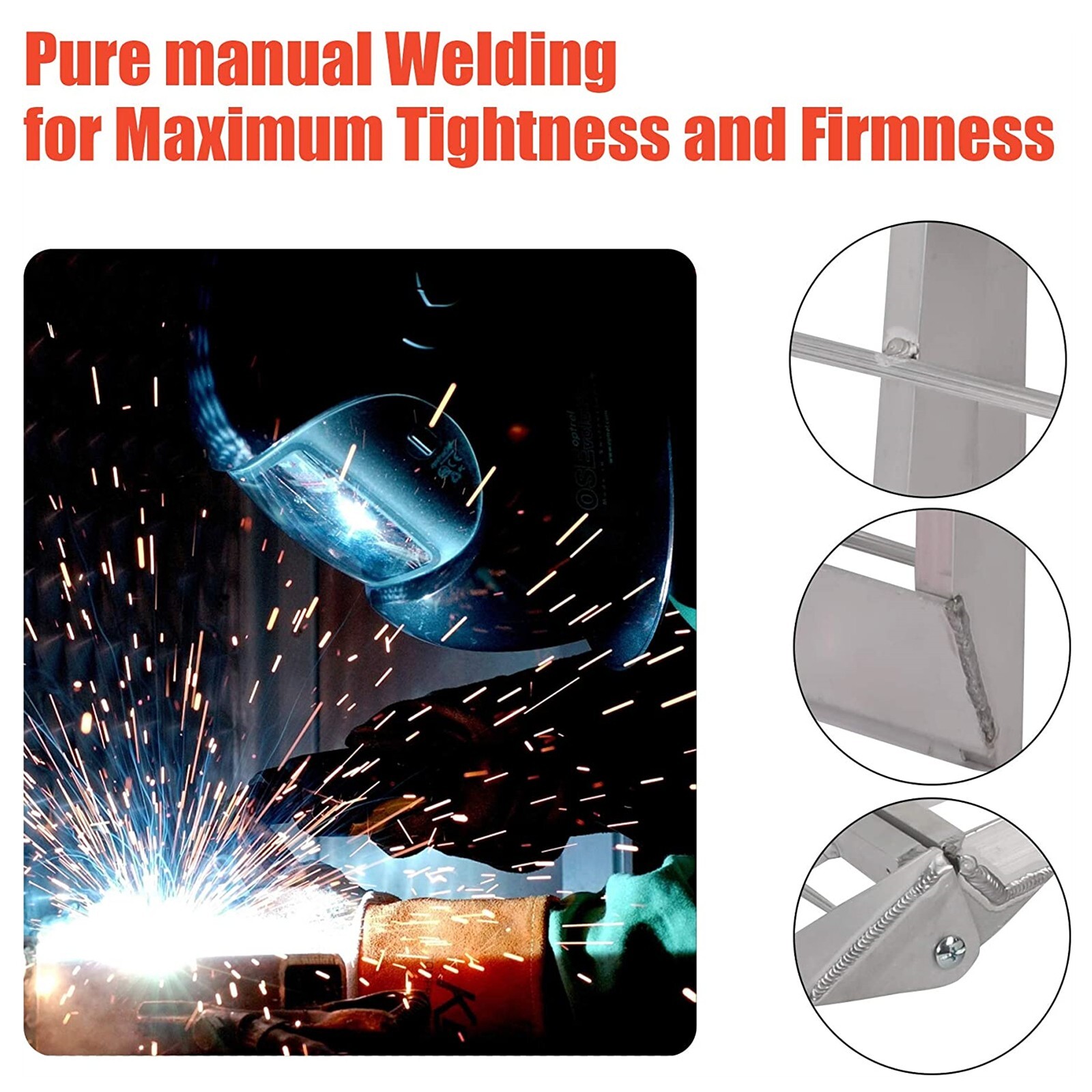 VILOBOS 7.5' Set of 2 Truck ATV Folding Aluminum Loading Ramps 1500 lbs Capacity