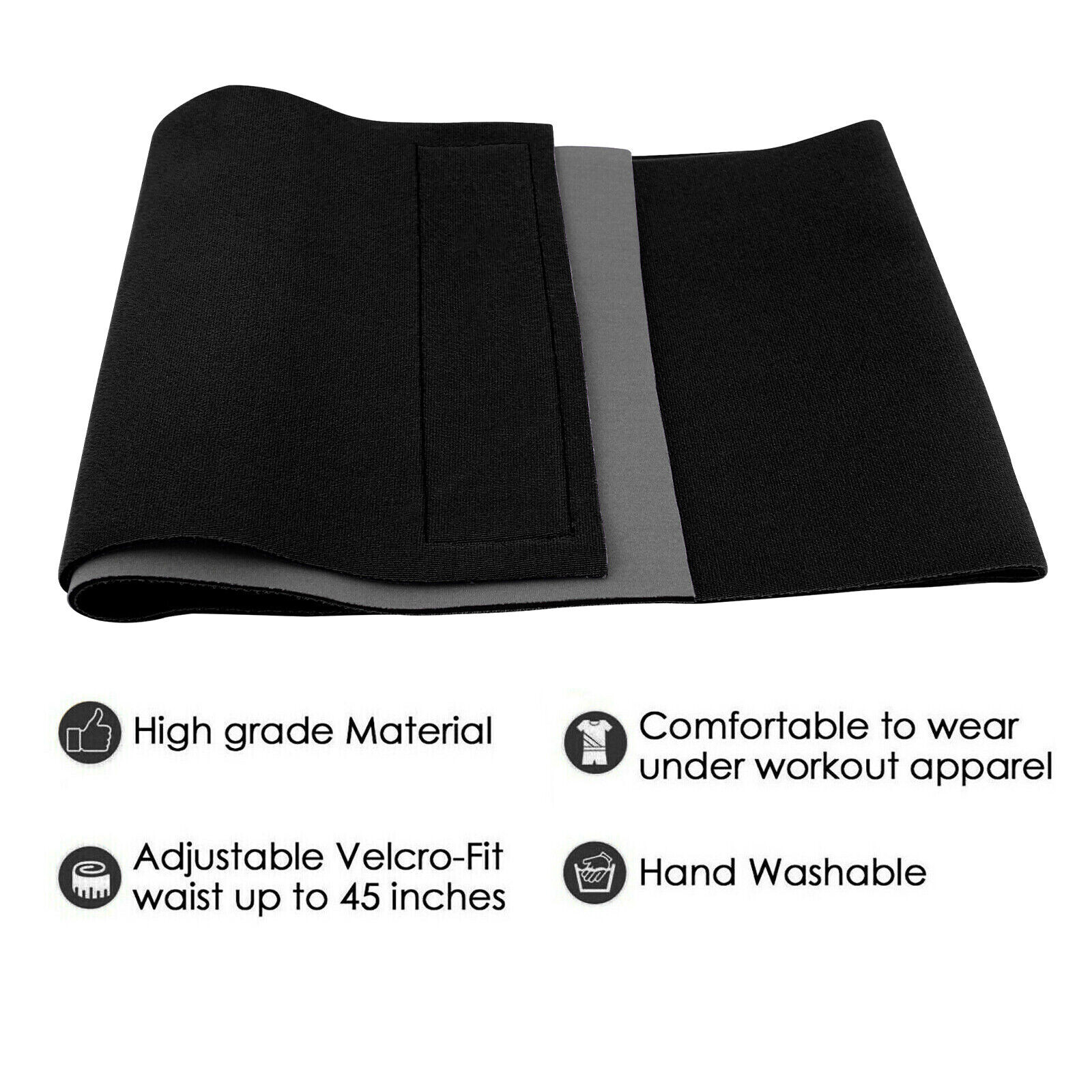 Waist Trainer Slimmer Belt Sweat Sauna Wrap Weight Loss Corset Sport Support