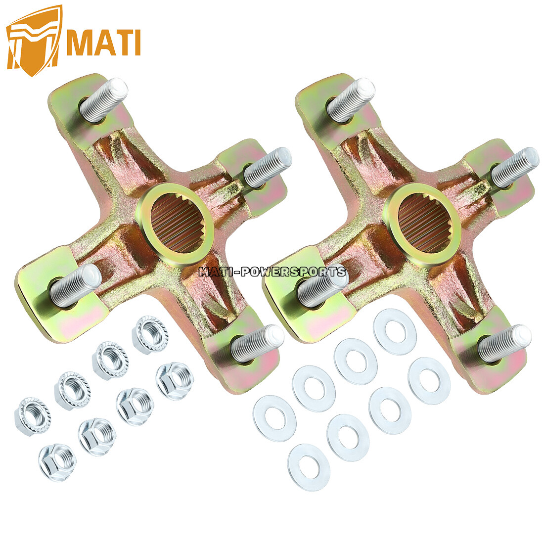 Qty 2 for Yamaha Rear Axle Wheel Hub 1991-2006 Banshee YFZ 350 1PE-F53K0-00-00