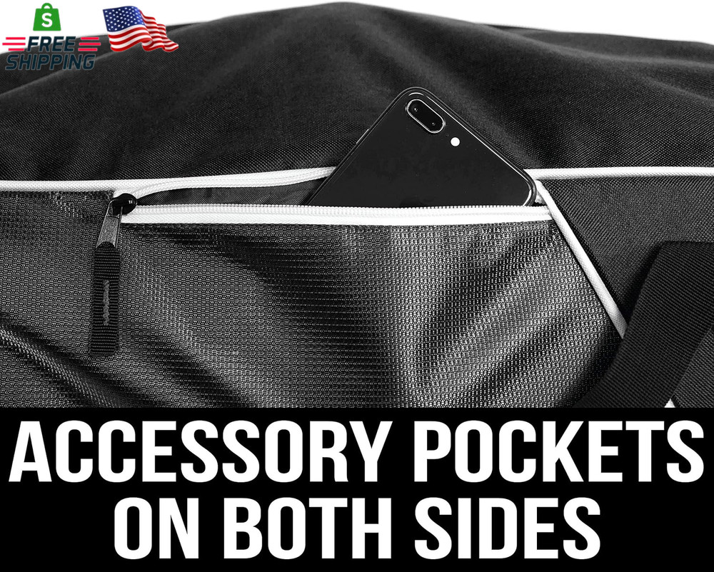 Athletico Rolling Baseball Bag Black