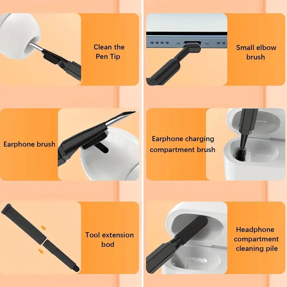 20-in-1 Multi-Function Keyboard Cleaning Brush Kit