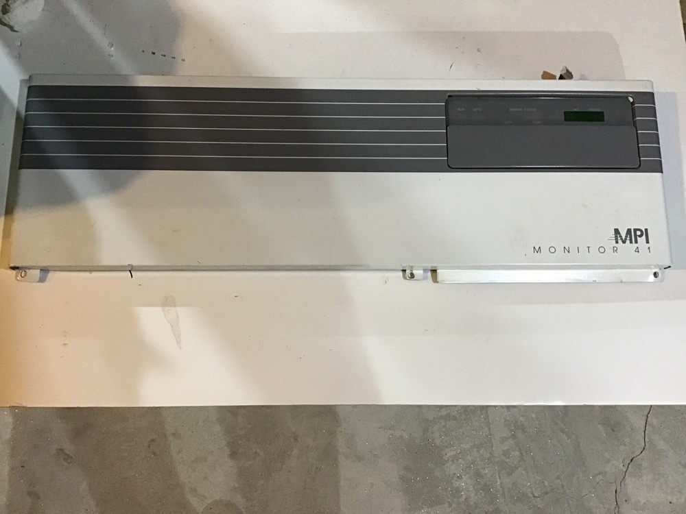 MONITOR HEATER M-41 FRONT CONTROL PANEL COMPLETE