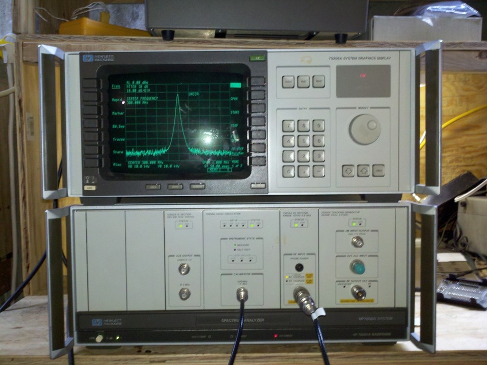 spectrum analyzer includes both units as in display