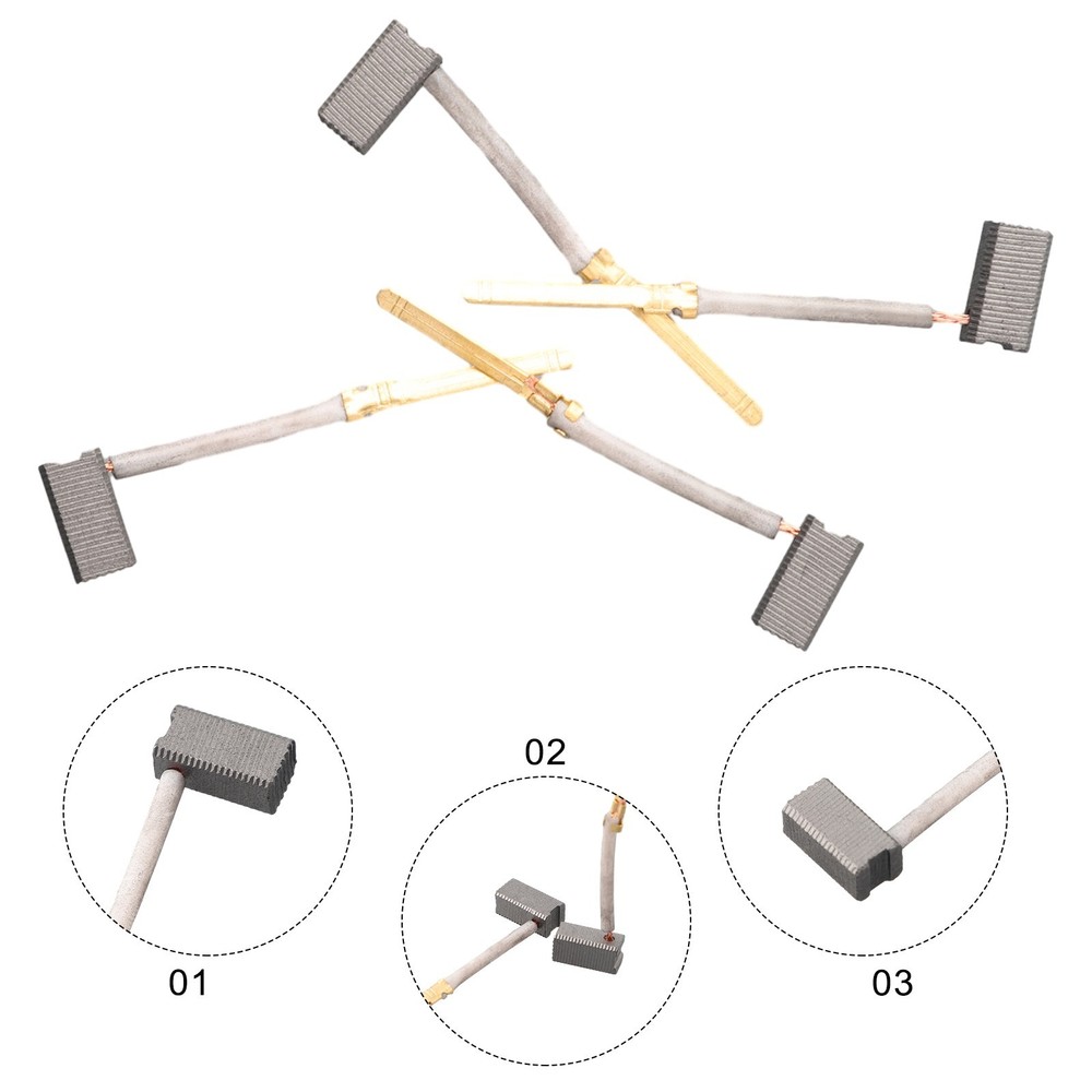 Carbon Brushes Replacement 4pcs Set for DW400 Type 1 and 2 Angle Grinders