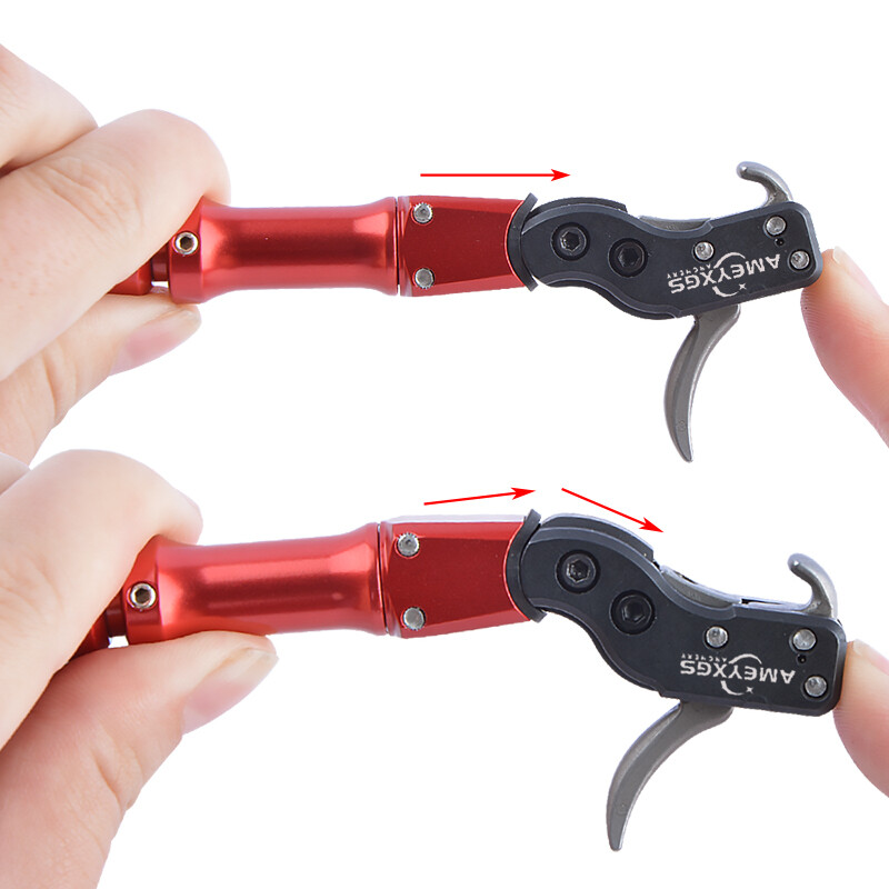 Archery Release Aids Finger Trigger Caliper Wrist Strap Compound Bow Hunting