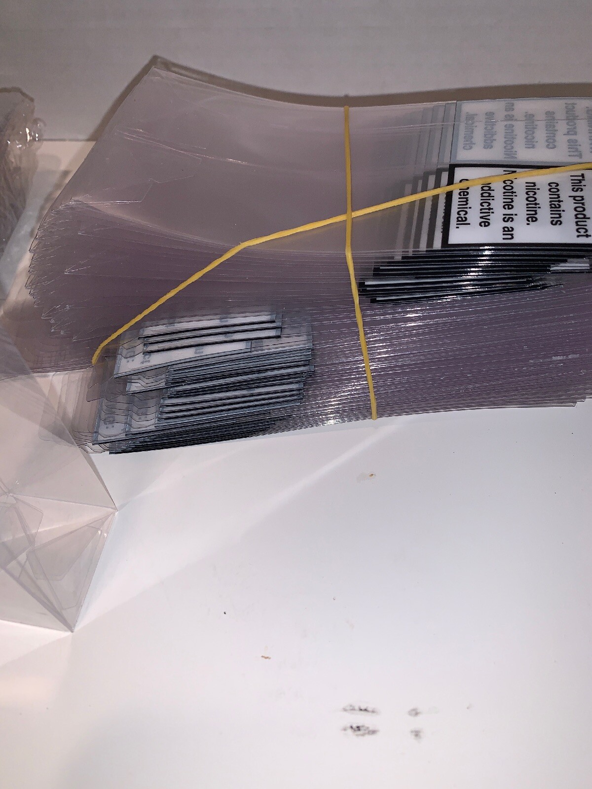 100) Transparent Retail Packaging Boxes - Warning Label *Value Bundle of 100*