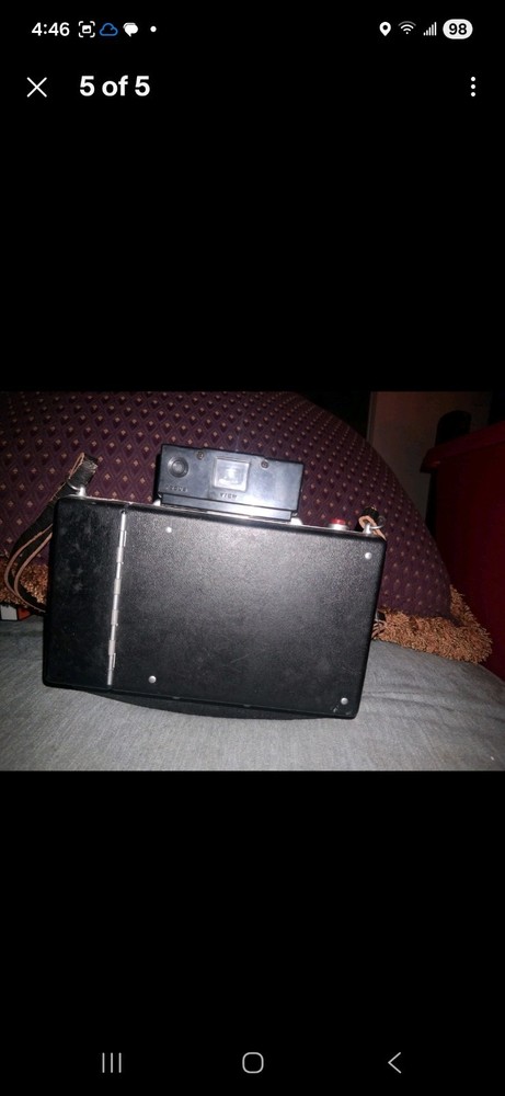 vintage polaroid land camera automatic 100