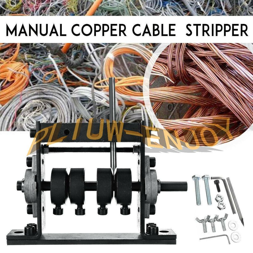 Manual Copper Wire Stripping Machine Scrap Cable Peeling Stripper Fixture 1-30mm