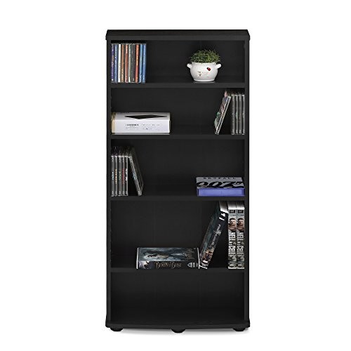 Jaya 4-Tier Multimedia Storage Tower, Espresso
