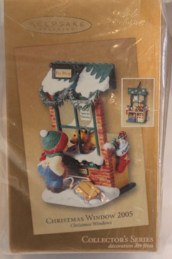 Christmas Windows, Multiple Years Available, Hallmark Ornaments, NIB