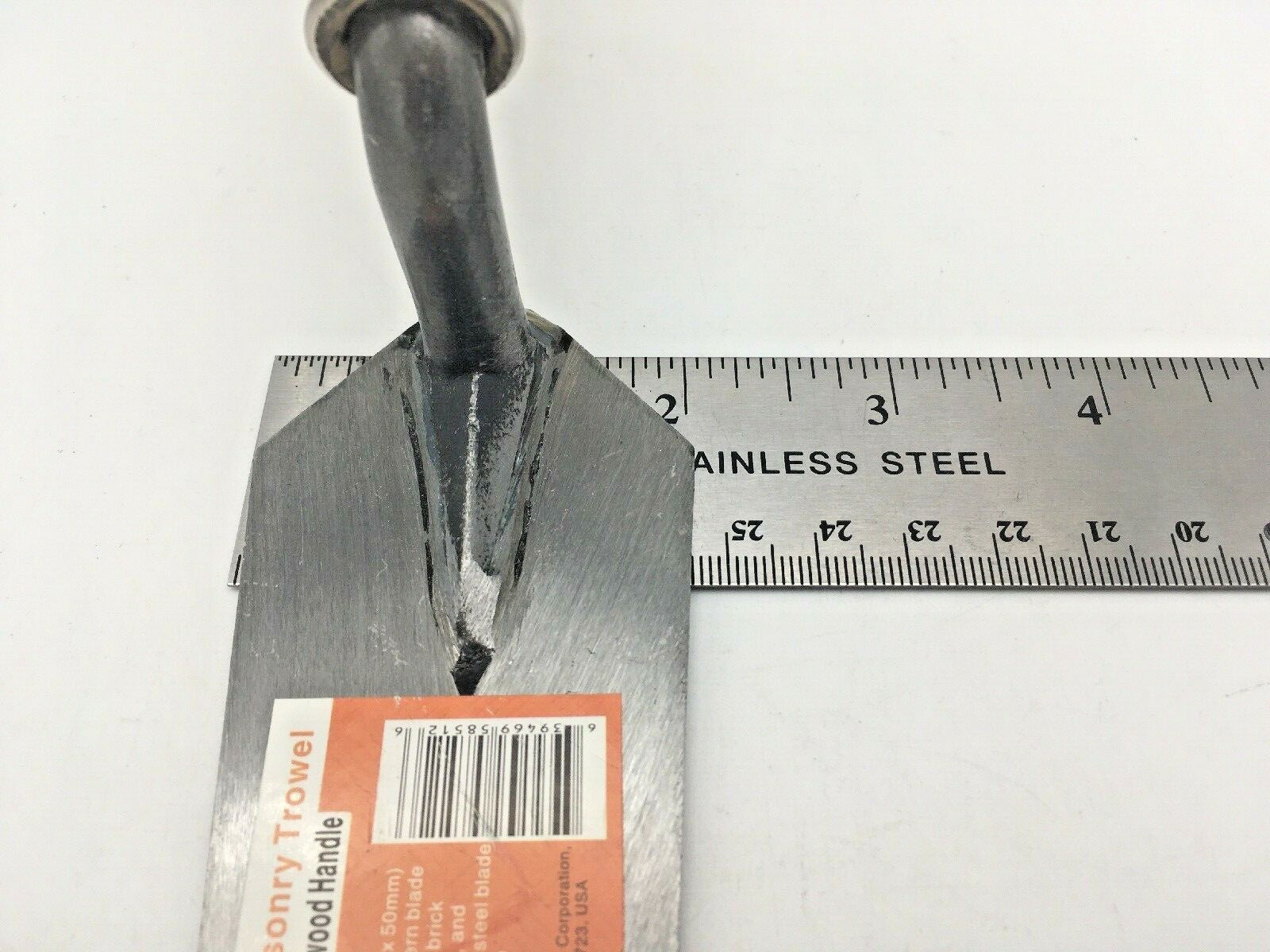 10-1/4 Masonry Trowel 10 1/4" x 2" Hardwood Handle