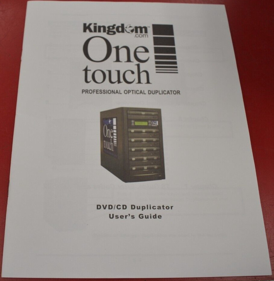 Kingdom One Touch 2 Copy DVD/CD Duplicator | High-Speed