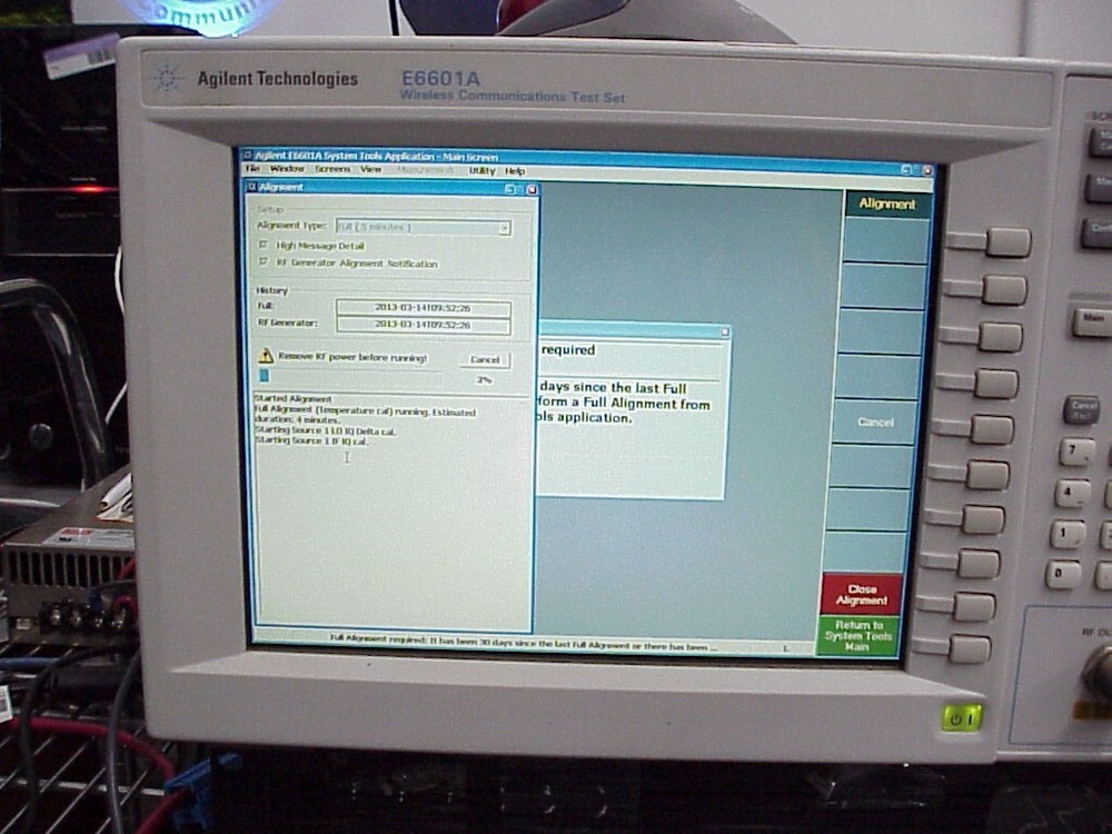 Agilent Keysight E6601A Wireless Communications Test Set OPTS-GSM/CDMA2000