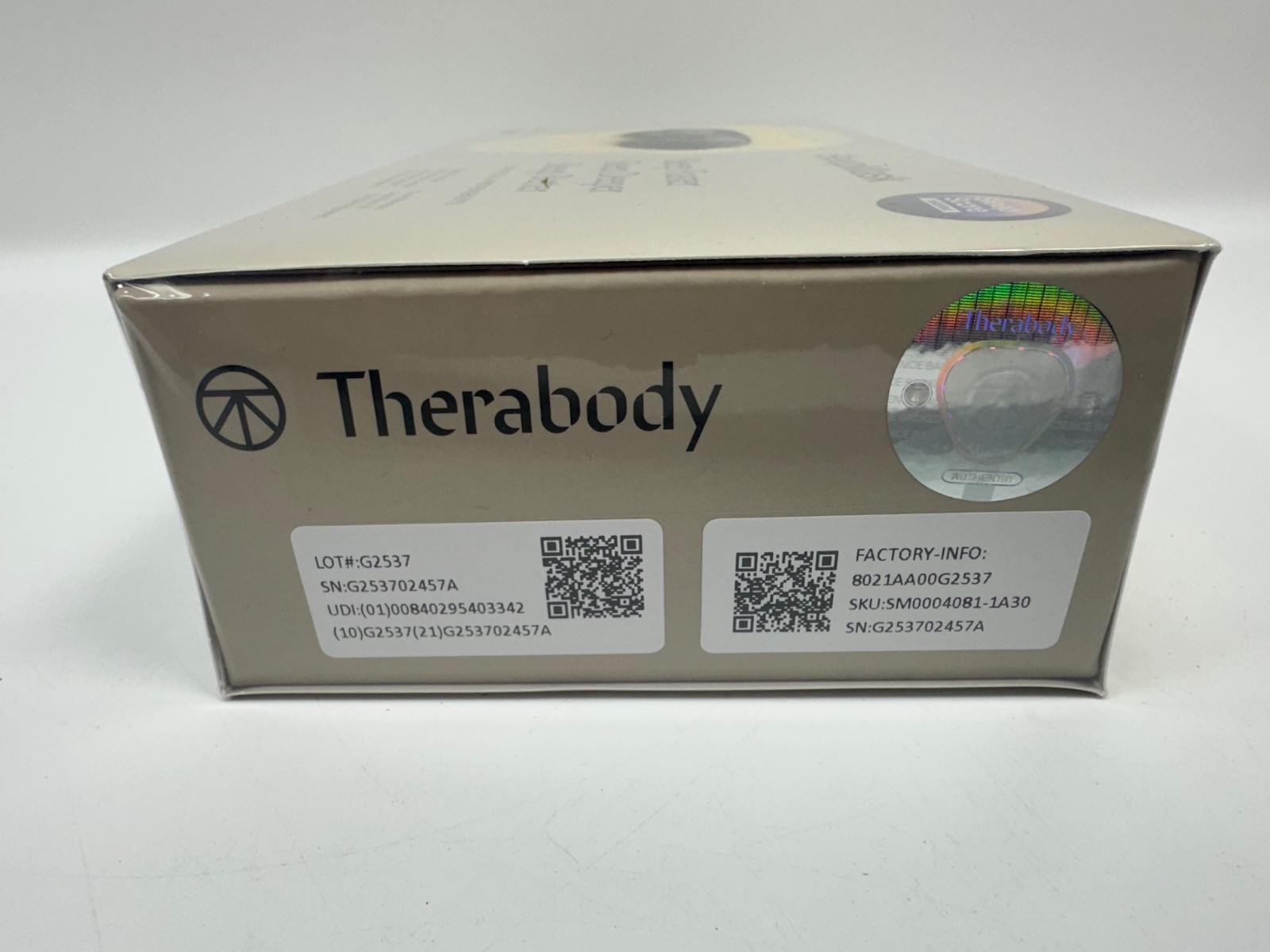 SEALED TheraGun Therabody Sleep Mask Ultra-Comfortable, 100% Blackout Sleep Eye