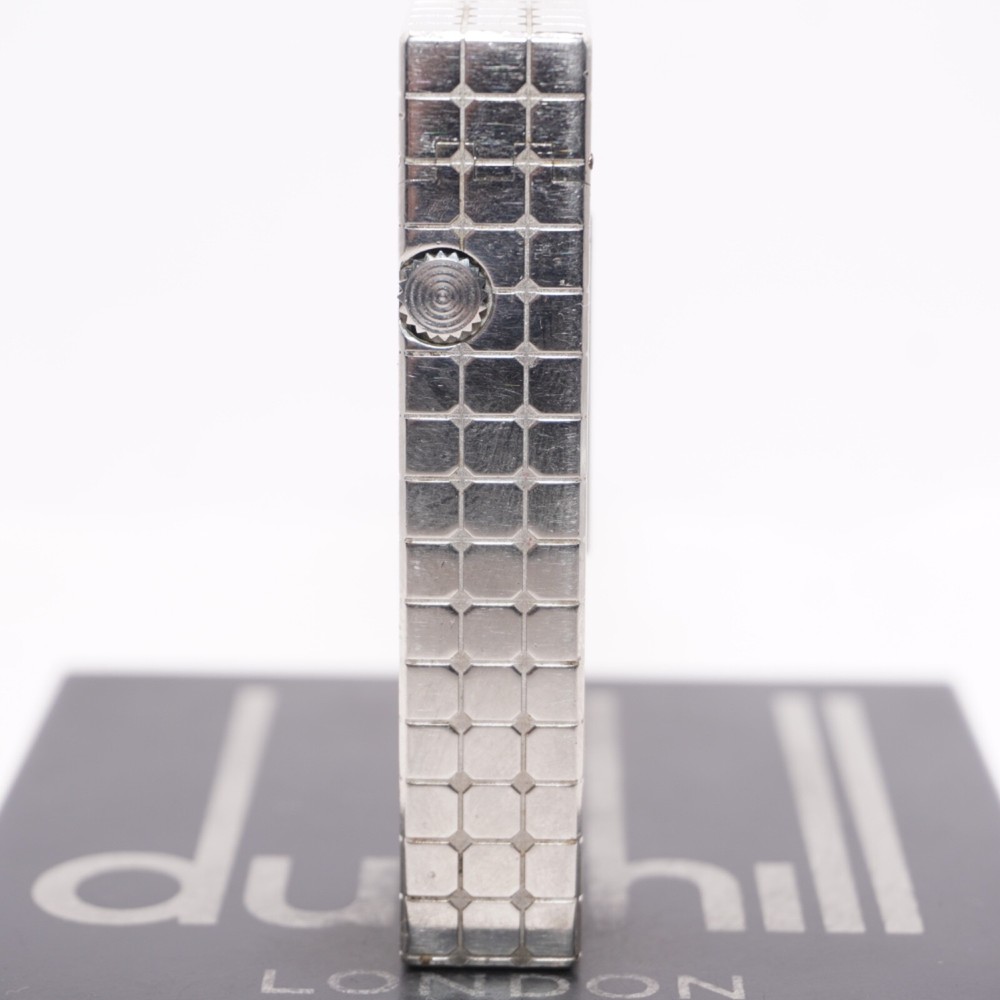 Dunhill Lighter Silver Pave Pattern with Accessories - Ultrasonically Cleaned