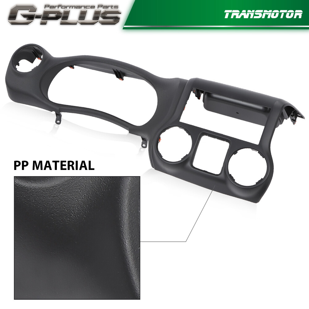Fit For 2011-2014 Jeep Wrangler Dash Instrument Cluster Trim Panel Bezel