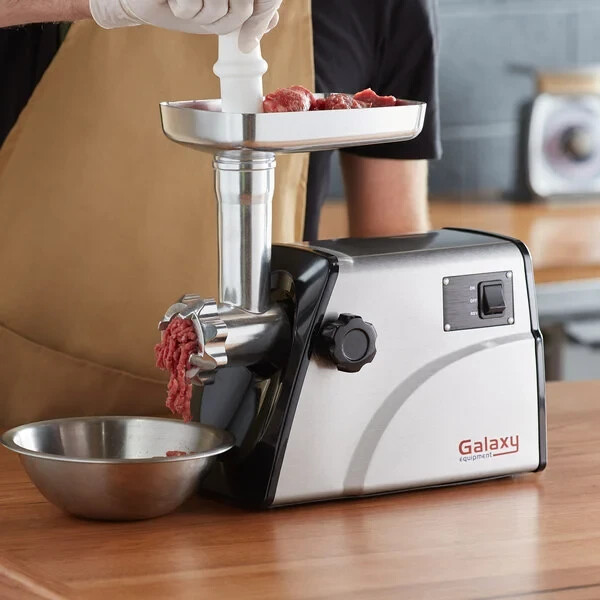 Electric Meat Grinder Restaurant Reverse Capabilities Compact Design #5 120V