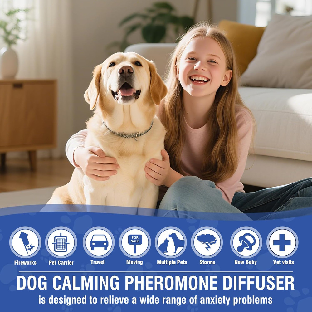 Dog Pheromone Calming Diffuser 4 In 1 Appeasing Pet Pheromones Diffuser to Calm
