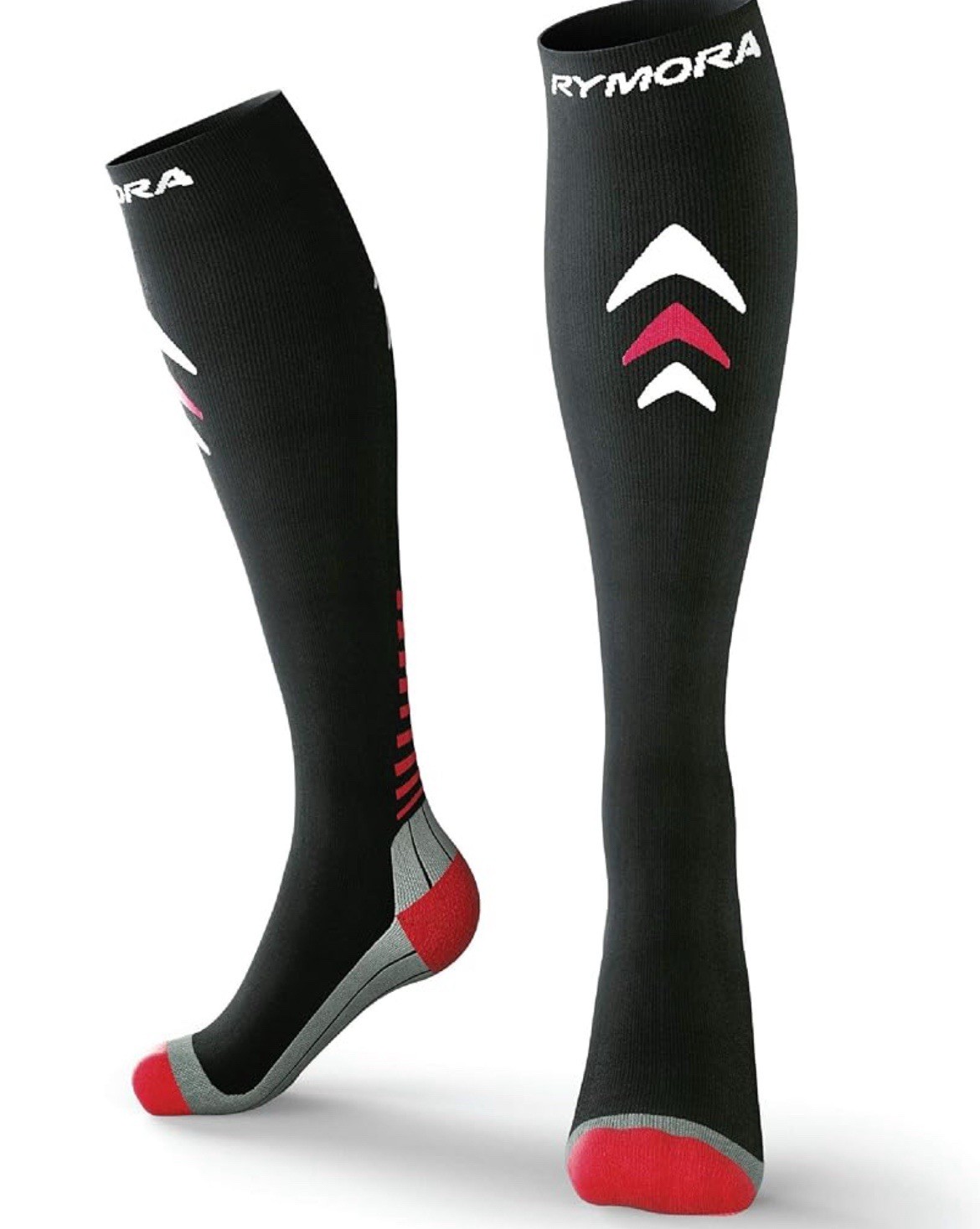 Compression Socks for Men and Women (Graduated Compression, Seamless Toe Seams)