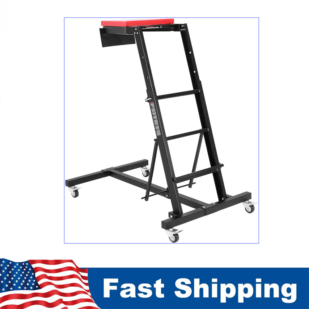 400LBS Automotive Topside Creeper Adjustable 45-65"Foldable Engine Creeper, Auto