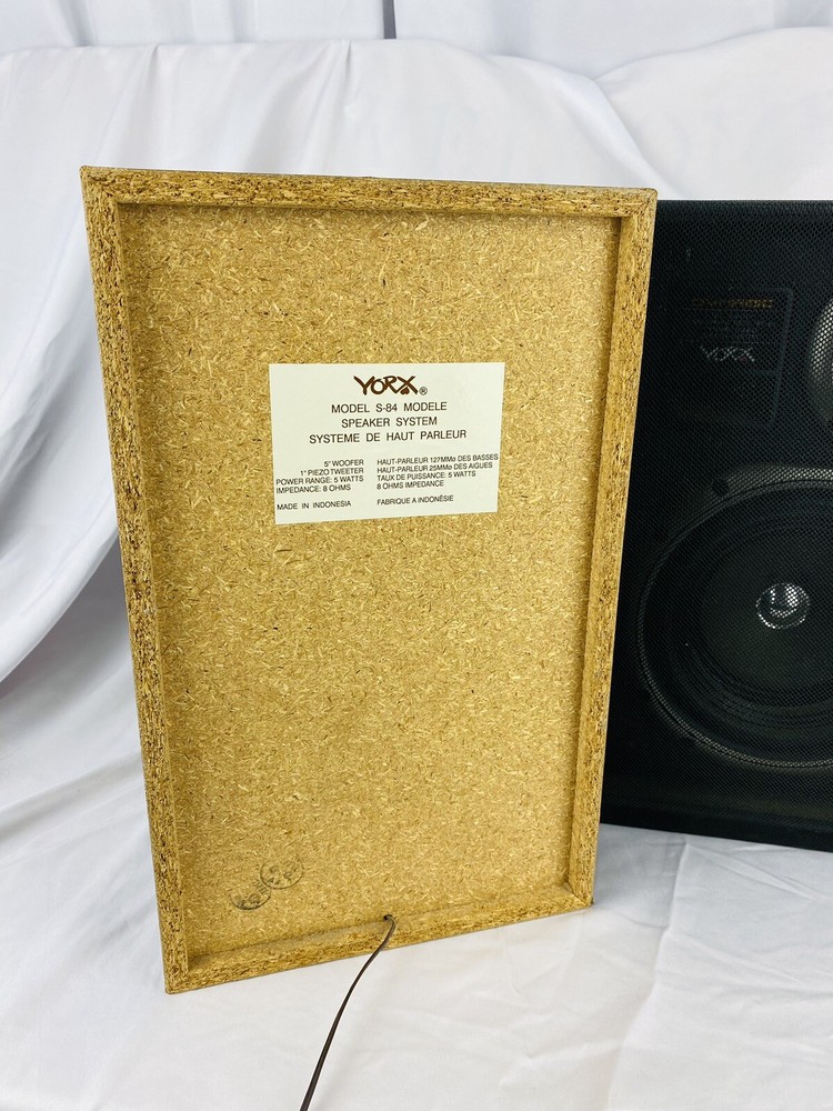 Yorx S-84 Modele Ported Bass Reflex Speaker System - WORKING
