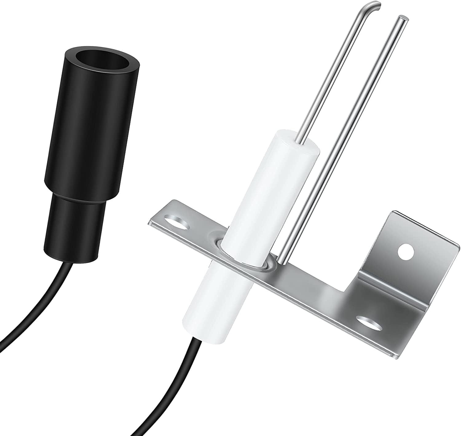 Atwood 93868 Water Heater Replacement Parts - Spark & Sensor Electrode, Black