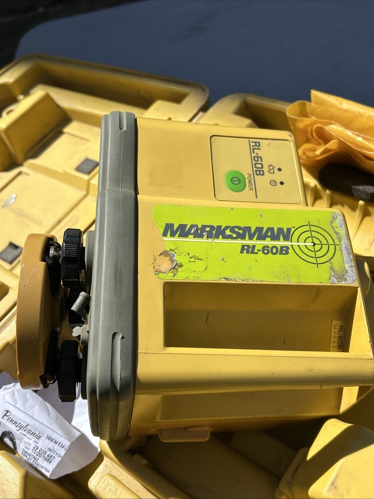 Topcon Marksman RL-60B Rotating Laser Level-With Hard Case-Untested