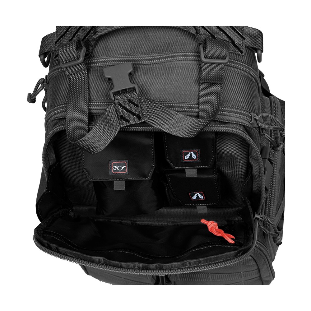 G Outdoors Tactical Range Backpack, Black, Large