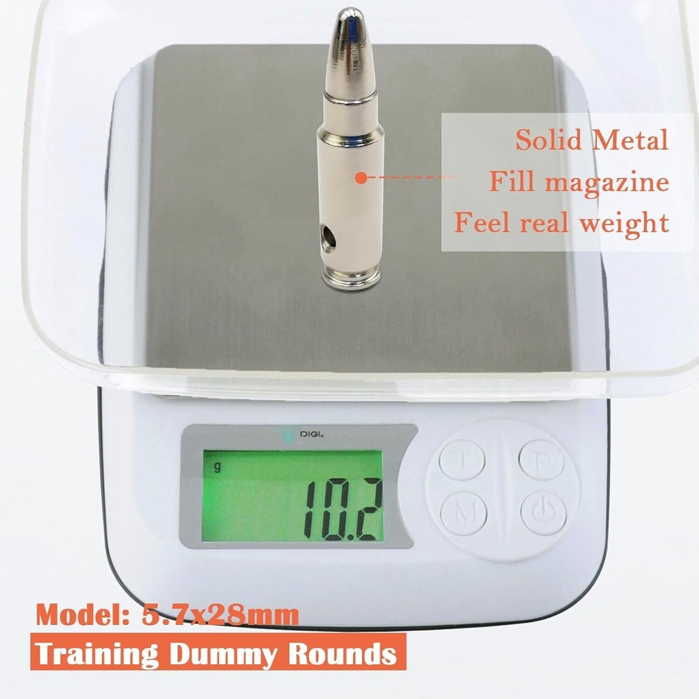 10-Pack Steel Training Rounds with Replaceable Pads - Ideal for Dry Fire Drills