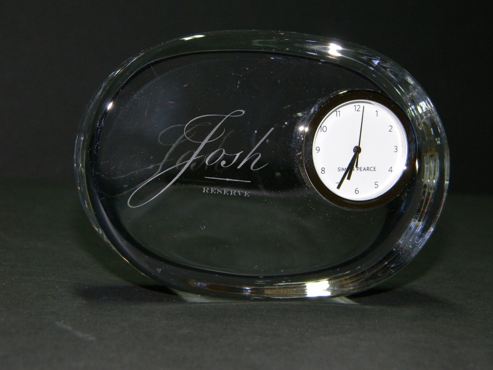 Simon Pearce "Ascutney" Mini Clock Josh Reserve