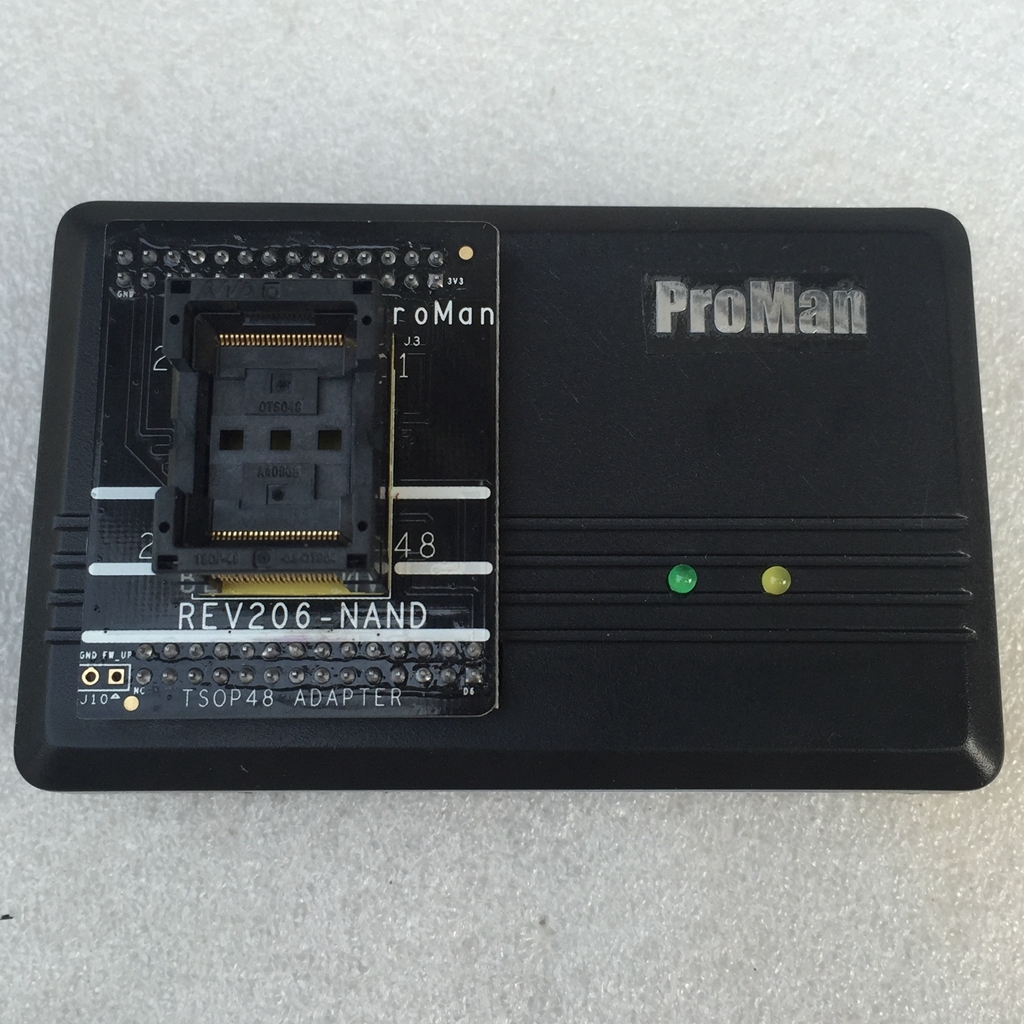 ProMan Professional programmer repair tool copy NAND FLASH chip data recovery