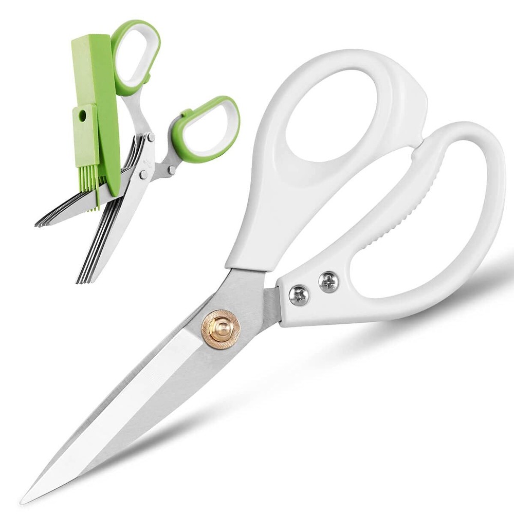 Professional Kitchen Shears,Multi Purpose Scissors - Premium Heavy Duty Shear...