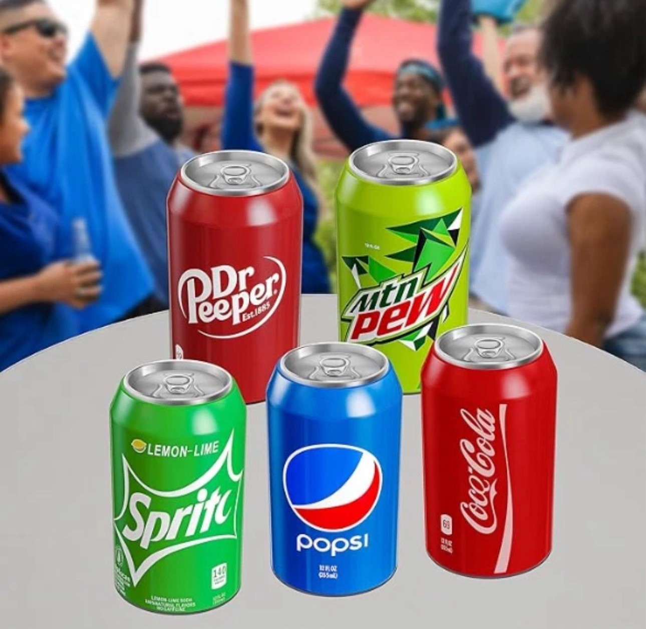 5 Pack Beer Can Covers for 12 oz (355ml) Silicone Sleeve Hide a Beer Beverage