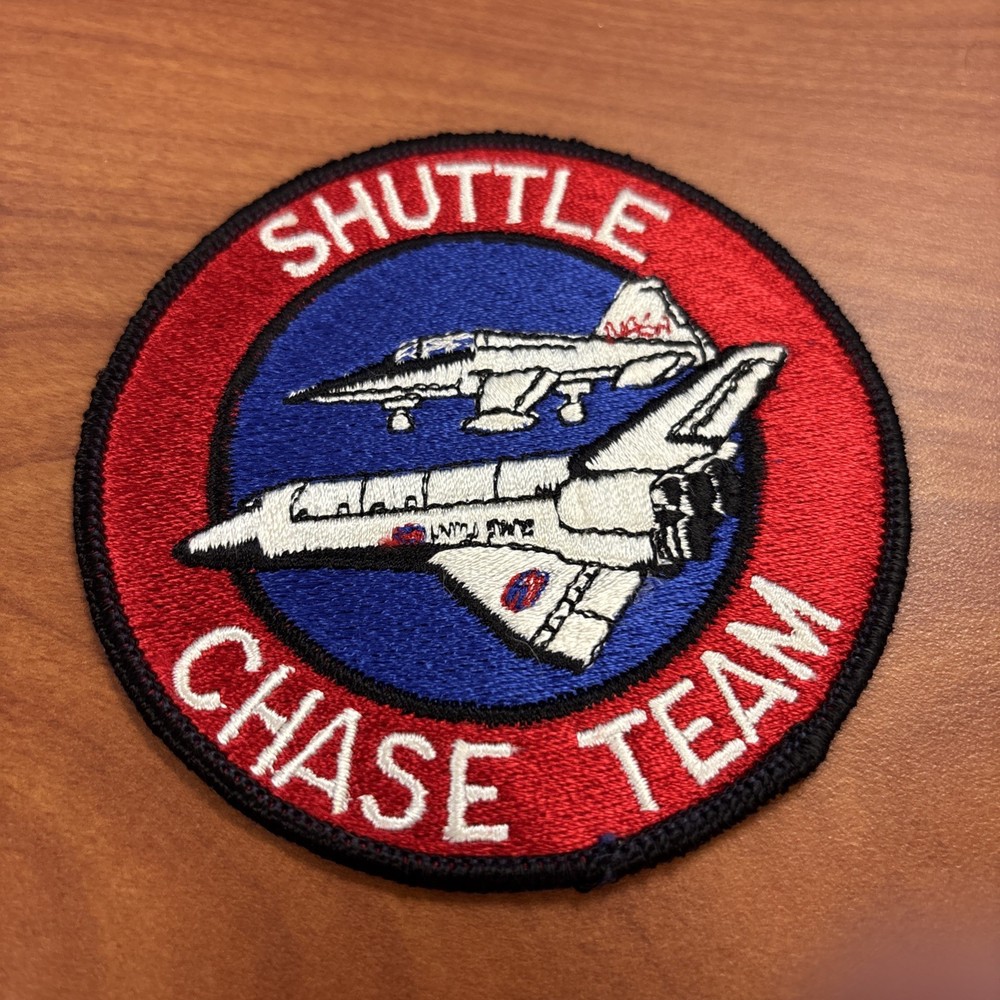 🇺🇸 NASA Space Shuttle Chase Team Patch T-38 Chase Plane
