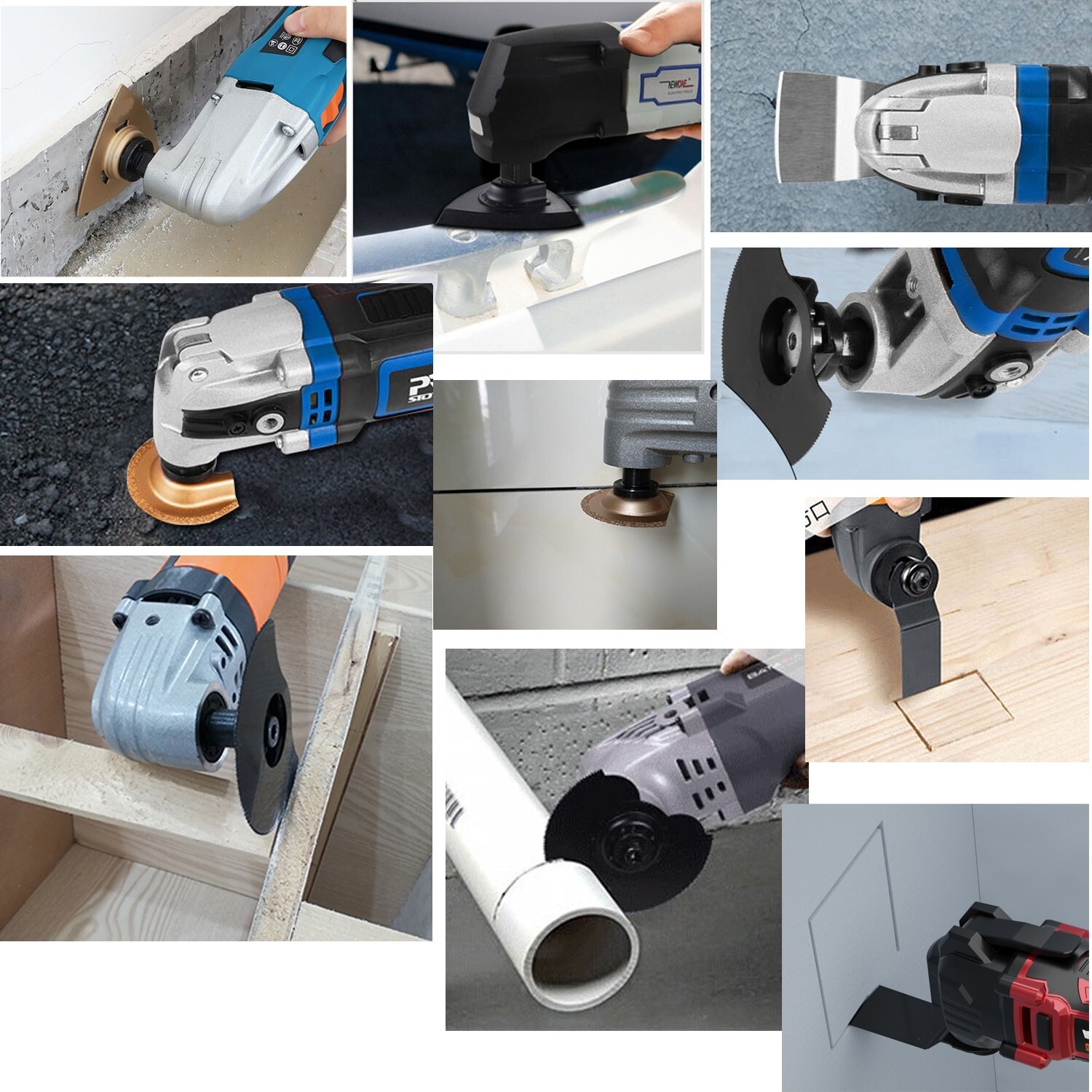 240Pcs Oscillating Multitool Saw Blade Tools For Dewalt Ridgid Makita Milwaukee