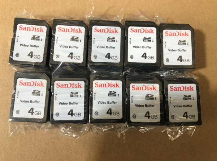 100PCS SANDISK 4GB SD CARD SDHC