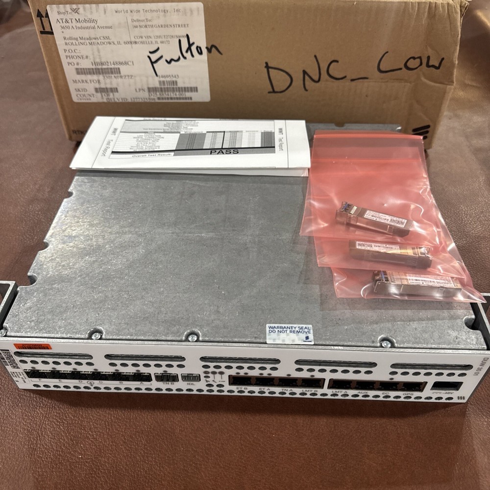 Ericsson KDU 127 161/3   DUW 30 01 R4E Processor Digital Unit #JB-SH-2