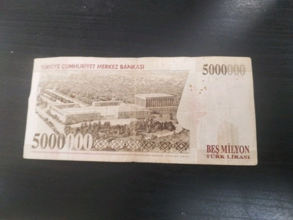 Turkey 5 Million Lira 1997
