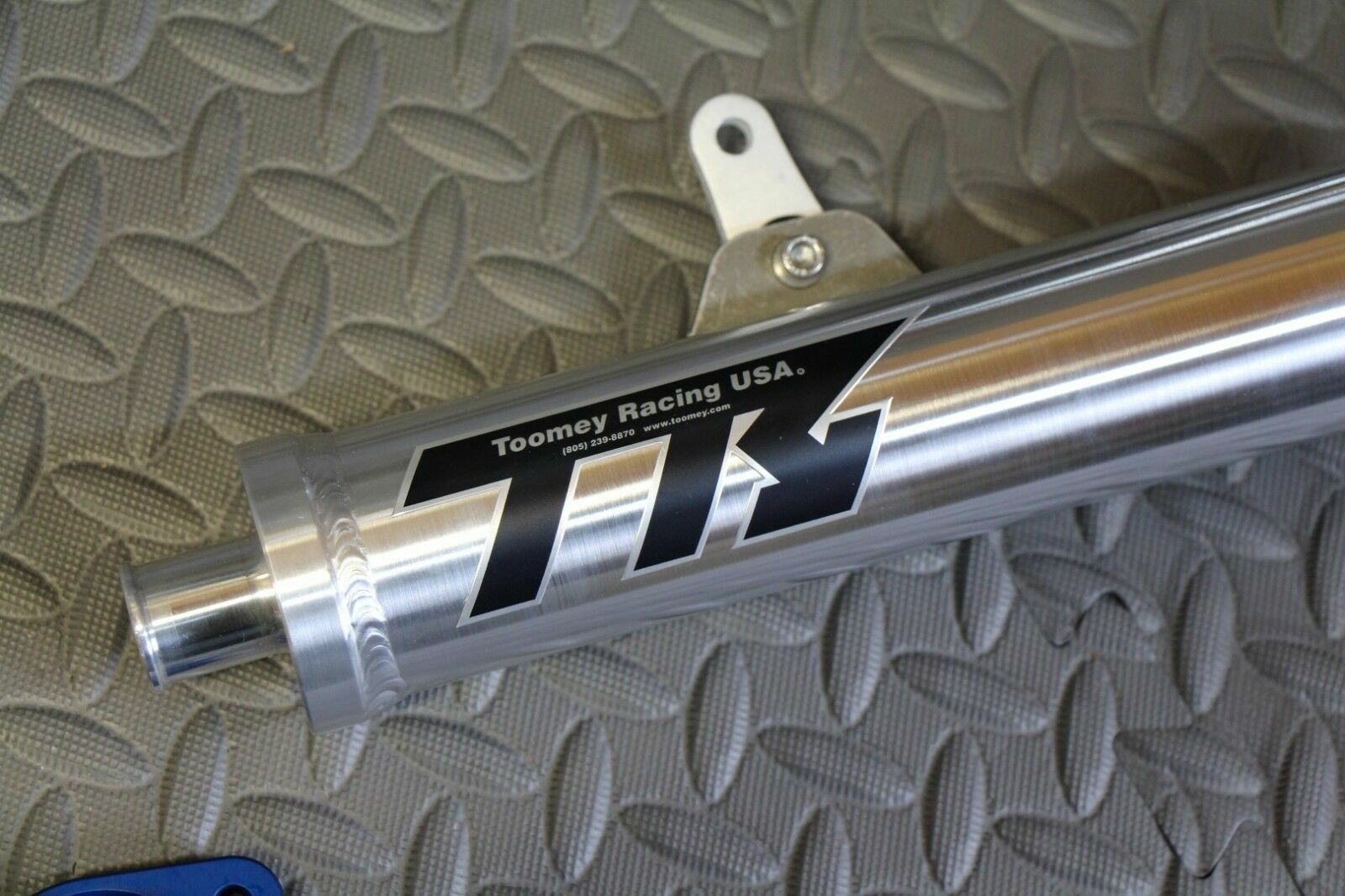 TOOMEY B1 Yamaha Blaster aftermarket exhaust pipe + silencer CHROME PLATED