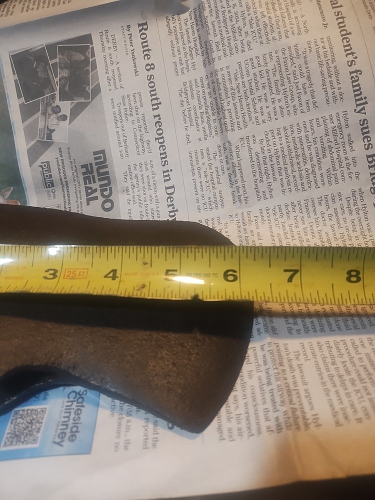 Vintage Peerless 3 1/2 Pound Jersey Pattern 4 1/2 Blade Axe Head
