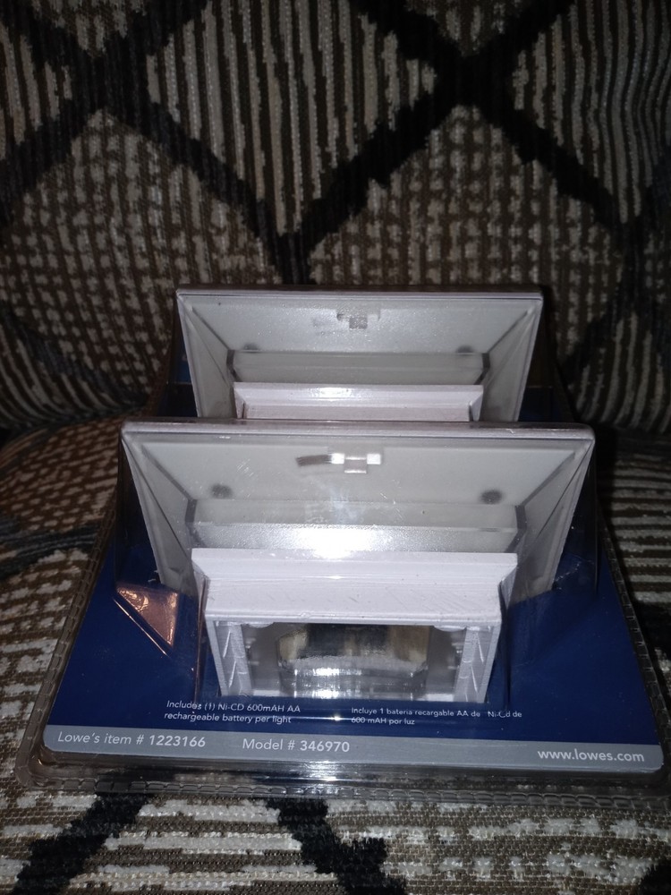 Deckorators Post Cap Solar Light+White+2 Pack+NEW+Hart+Sylvania+