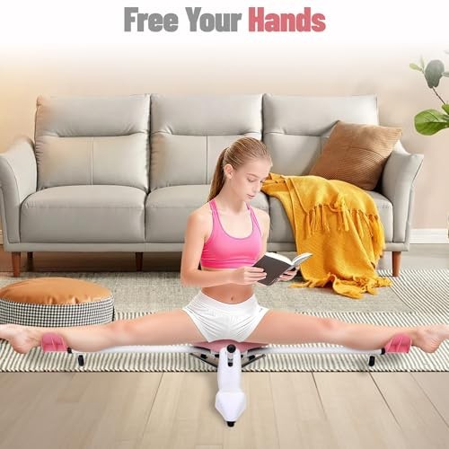 Leg Stretcher Split Machine with Backrest (Pink)