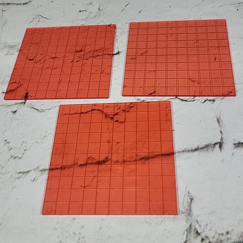 Algebra Tiles Educational Math Helpers Counters Base Tens Large Loose Lot